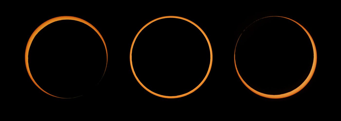 Anillo de fuego de un eclipse anular
